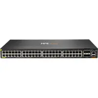 HP Aruba 6300F 48-poorts 1GbE PoE & 4-poorts SFP56 Managed L3 Gigabit Ethernet (10/100/1000) Power over (48 Havens), Netwerkschakelaar, Grijs