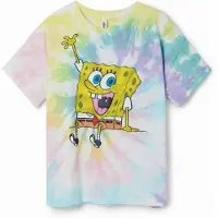 Desigual Spongebob T-shirt geel female | Maat: 128