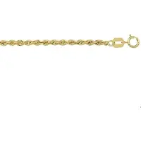 The Jewelry Collection TFT Collier Geelgoud Koord 2,0 mm
