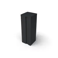 Geroba Collu Brievenbus Zwart 350 x 350 x 1000 mm