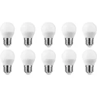 Technik LED Globelamp G80 E27 Mat - 4.9W 470lm 2700K - Warmwit - Vervangt 40W - 10 stuks