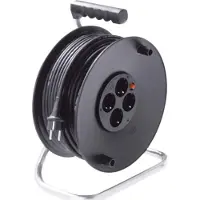 Bachmann Veiligheidscontact-haspel, 4-voudig, 230VAC, 50 meter