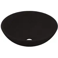 Ink Opbouw Waskom Jazz Large Zonder Kraangat 40x40x12 Quartz Zwart
