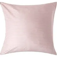 Homescapes Satijn Streep Katoen Kussensloop 80x80 cm – Lila – 100% Egyptisch Katoen – Draaddichtheid 330