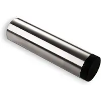 Sotech 5 stuks deurstopper Topper, echt RVS, muurafstand: 120 mm, diameter: 30 mm