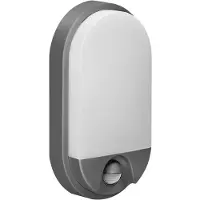 Adviti Buitenlamp met Bewegingssensor NEFRYT – Tuinverlichting 4000K – Buitenverlichting met IP54 - Muurlamp 800lm – Wandlamp buiten IK08 - Antraciet