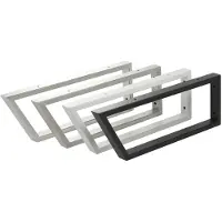 Sotech Wastafelconsole TWK450 mm front 60° afgeschuind roestvrij staal geborsteld Design wastafelsteun Stabiele wandsteun Wastafelonderbouw wandmontage