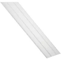 Sotech 1 stuk Aluminium Overgangsprofiel Cross zelfklevend Overgangsrail Aluminium plat, vloerplint met breedte 37 mm Compensatieprofiel zilver geanodiseerd afdekstrip 100 cm