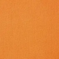 Homescapes Effen katoenen stof oranje - verkocht per meter, 150 cm breed