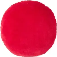 Homescapes fluwelen kussen, 40 cm rond, rood