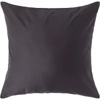 Homescapes Luxe Satijn Kussensloop 60x60 cm – Antracietgrijs – 100% Egyptisch Katoen – Draaddichtheid 1000