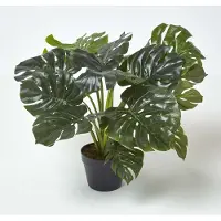 Homescapes Monstera kunstplant in pot - 60 cm
