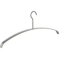 Sotech Kleerhanger echt roestvrij staal geborsteld 455 x 20 x 185 mm Kleerhanger Hanger voor kapstok