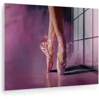 MuchoWow Glasschilderij 160x120 cm - Schilderij acrylglas - Spitzen - Paars - Contrast - Foto op glas - Muurdecoratie woonkamer - Wanddecoratie slaapkamer - Schilderijen