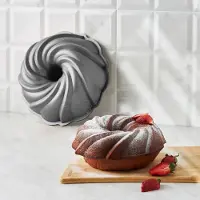 Karaca Cake Pro Pare - Gietijzeren Bakvorm – 400°C Hittebestendig - 24 cm – Antraciet