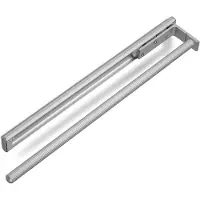 Sotech Aluminium Handdoekhouder TED 1-armig EV1 geanodiseerd (450 - 730 mm, uitschuifbaar) Telescopische handdoekhouder voor badkamer of keuken