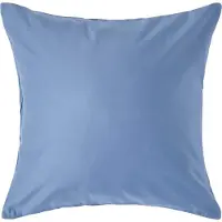 Homescapes Luxe Satijn Kussensloop 40x40 cm – Staalblauw – 100% Egyptisch Katoen – Draaddichtheid 1000