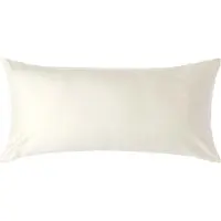 Homescapes Luxe Satijn Kussensloop 40x80 cm – Crème – 100% Egyptisch Katoen – Draaddichtheid 1000