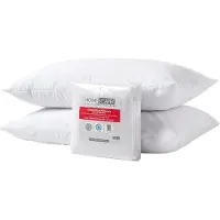 Homescapes set van 2 gewatteerde kussenbeschermers – 50x75 cm – hypoallergeen