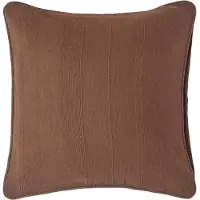 Homescapes Rajput katoenen kussenhoes, bruin, 45 x 45 cm