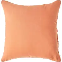 Homescapes linnen kussensloop 80 x 80 cm - oranje