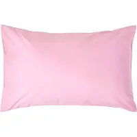 Homescapes Kussensloop 50x75 cm – Roze – 100% Egyptisch Perkal Katoen – 200 TC