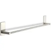 Sotech hakenlijst Talida RVS, lengte: 585 mm, zelfklevend incl. 3 S-haken voor keuken en badkamer