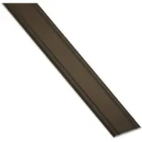 Sotech 1 stuk Overgangsprofiel Cross zelfklevend extra plat Aluminium brons Overgangsrail Breedte 30 mm Lengte 100 cm Vloer-profiel Compensatieprofiel