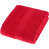Homescapes badstof douchedoek 100% katoen rood