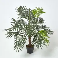 Homescapes Kunstboom Groen 'Mini Kunstpalm', 100 cm
