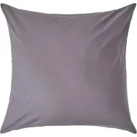 Homescapes Kussensloop 60x60 cm – Donkergrijs – 100% Egyptisch Perkal Katoen – 200 TC