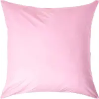 Homescapes Kussensloop 60x60 cm – Roze – 100% Egyptisch Perkal Katoen – 200 TC