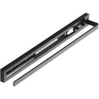 Sotech handdoekrek STYLE 1-armig zwart 415 mm verlengstuk 300 mm Handdoekrek voor zijdelingse en onderbouwmontage aan wastafel in badkamer en keuken