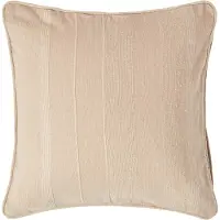 Homescapes Rajput katoenen kussenhoes, beige, 45 x 45 cm