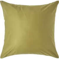 Homescapes Luxe Satijn Kussensloop 60x60 cm – Olijfgroen – 100% Egyptisch Katoen – Draaddichtheid 1000