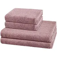 Cawö Sonstiges 2 X handdoek 2 X douchehanddoek - in set 4 pack Pure