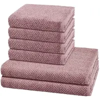 Cawö Sonstiges 4 X handdoek 2 X douchehanddoek - in set 6 pack Pure