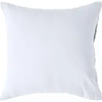 Homescapes Linnen kussensloop 40 x 40 cm - Wit