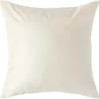 Homescapes Luxe Satijn Kussensloop 40x40 cm – Crème – 100% Egyptisch Katoen – Draaddichtheid 1000