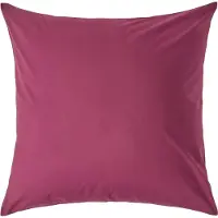 Homescapes Kussensloop 80x80 cm – Bordeaux – 100% Egyptisch Perkal Katoen – 200 TC