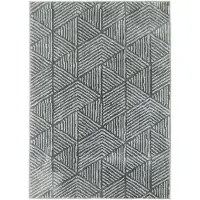 HOMCOM Rug-Polypropylen-150L x 80B x 1,5H cm-Dunkelgrau