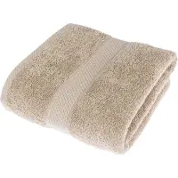 Homescapes badstof douchedoek 100% katoen beige