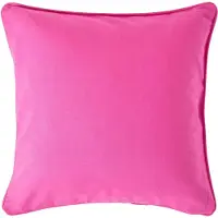 Homescapes roze katoenen kussenhoes, 30 x 30 cm