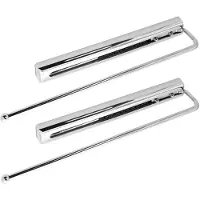 Sotech 2 x Handdoekenrek 325 mm met 1 arm gepolijst chroom