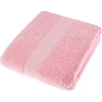 Homescapes badstof strandlaken 100% katoen roze