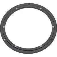 Sotech Aluminium draaikrans zwart Ø 300 mm belastbaar tot 60 kg, draaikrans robuust, kogelgelagerd, roestvrij Draaiplateau voor draaiplateaus