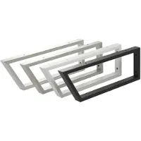 Sotech 2 stuks Wastafelsteunen TWK500 mm voorzijde 60° afgeschuind roestvrij staal geborsteld Design wastafelsteun Stabiele wandsteunen