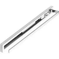 Sotech handdoekhouder STYLE 1-armig gepolijst chroom 415 mm verlengstuk 300 mm Handdoekhouder voor zijdelingse en onderbouwmontage op wastafel in badkamer en keuken