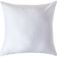 Homescapes Biologisch Kussensloop 80x80 cm – Wit – 100% Egyptisch Katoen Satijn – Draaddichtheid 400