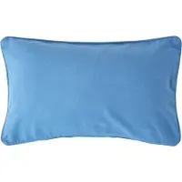 Homescapes Blauwe katoenen kussenhoes 30 x 50 cm